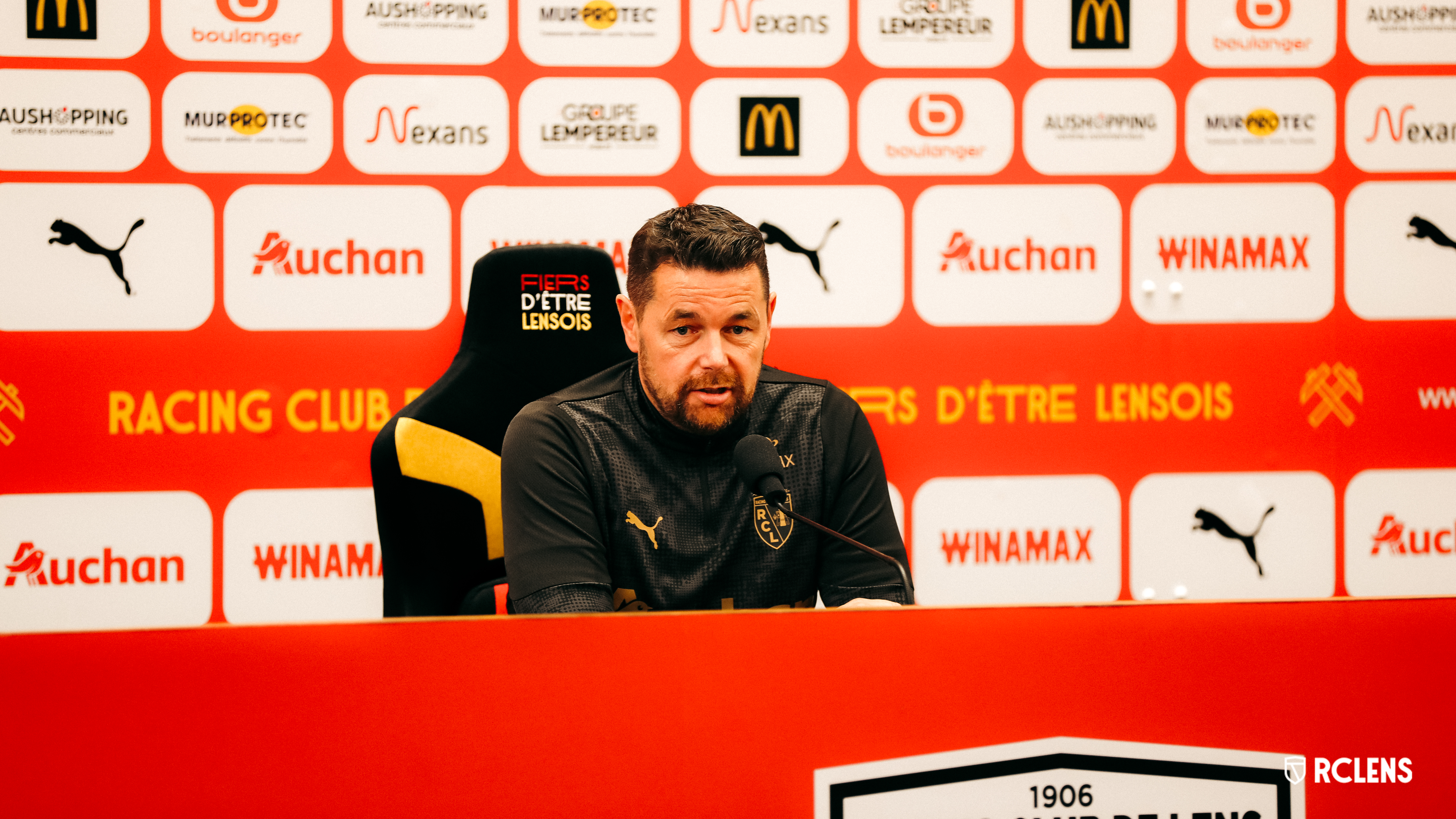 conférence de presse avant RC Lens FC Lorient  conférence de presse avant RC Lens FC Lorient