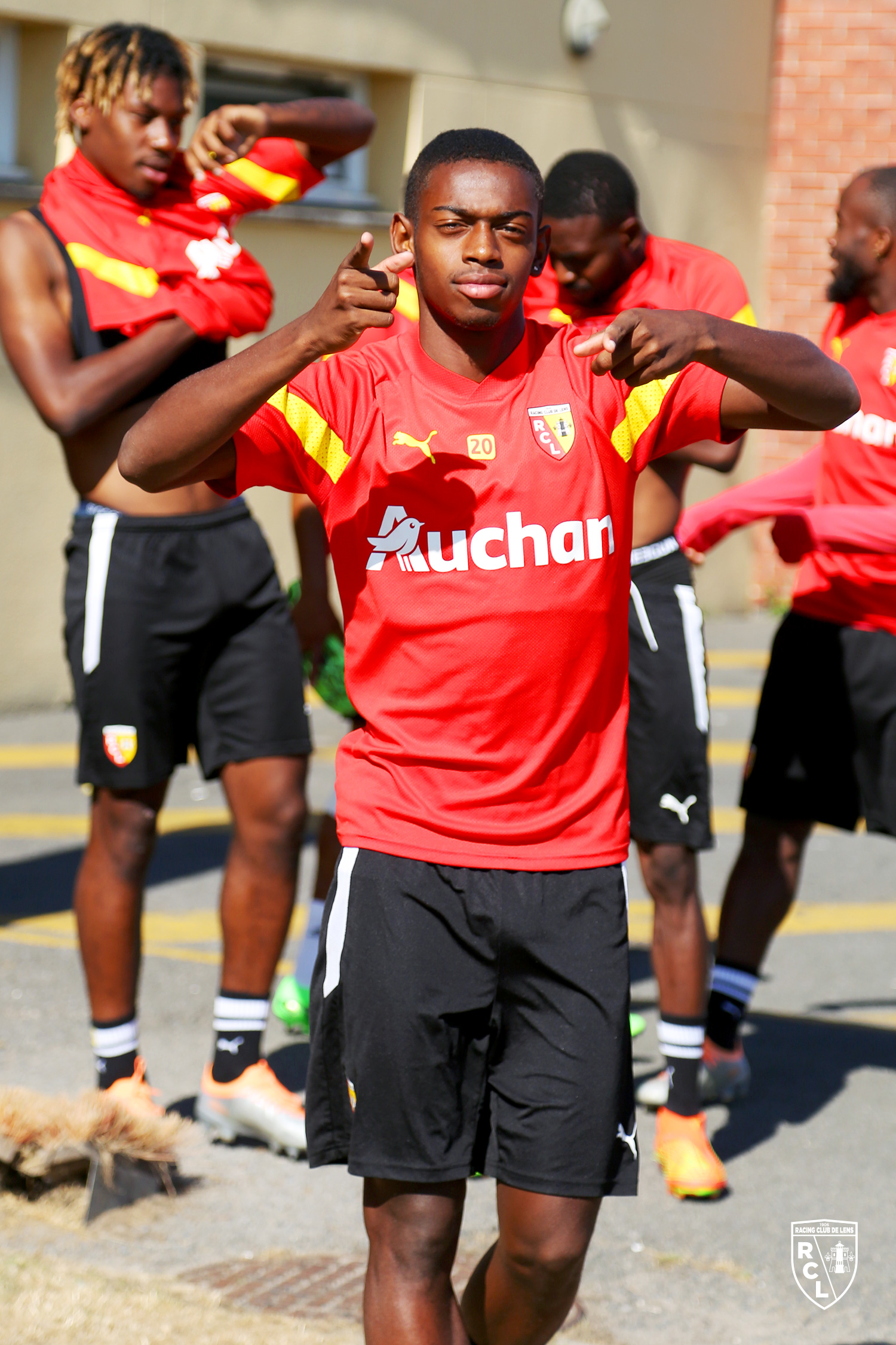 Entraînement RC Lens : David Pereira da Costa Entraînement RC Lens : David Pereira da Costa
