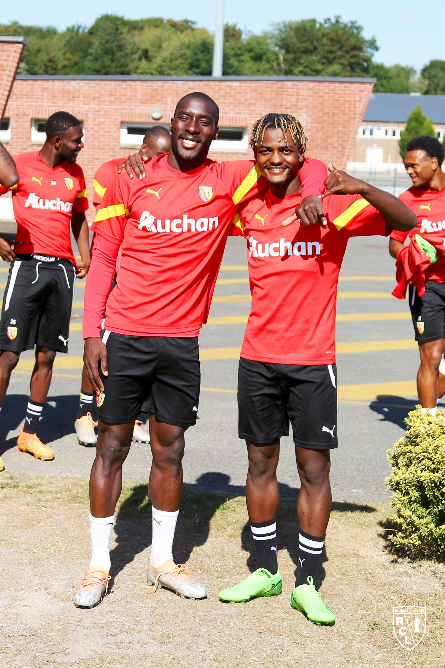 Entraînement RC Lens : Massadio Haïdara et Ismaël Boura Entraînement RC Lens : Massadio Haïdara et Ismaël Boura