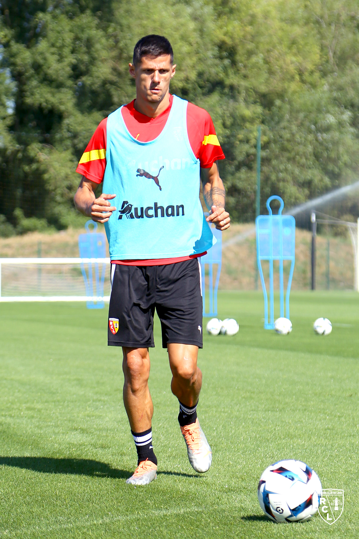 Entraînement RC Lens : Florian Sotoca Entraînement RC Lens : Florian Sotoca