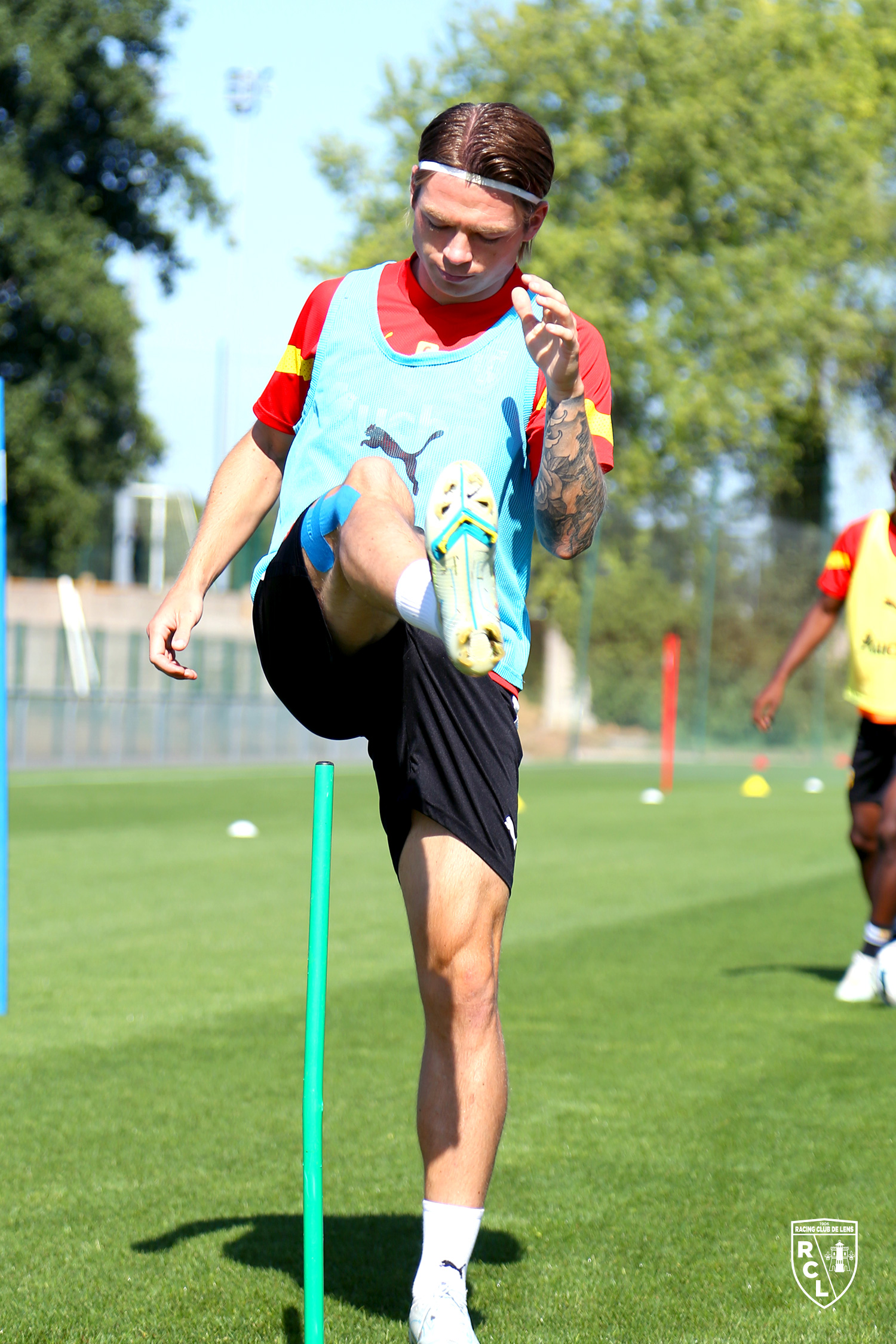 Entraînement RC Lens : Patrick Berg Entraînement RC Lens : Patrick Berg