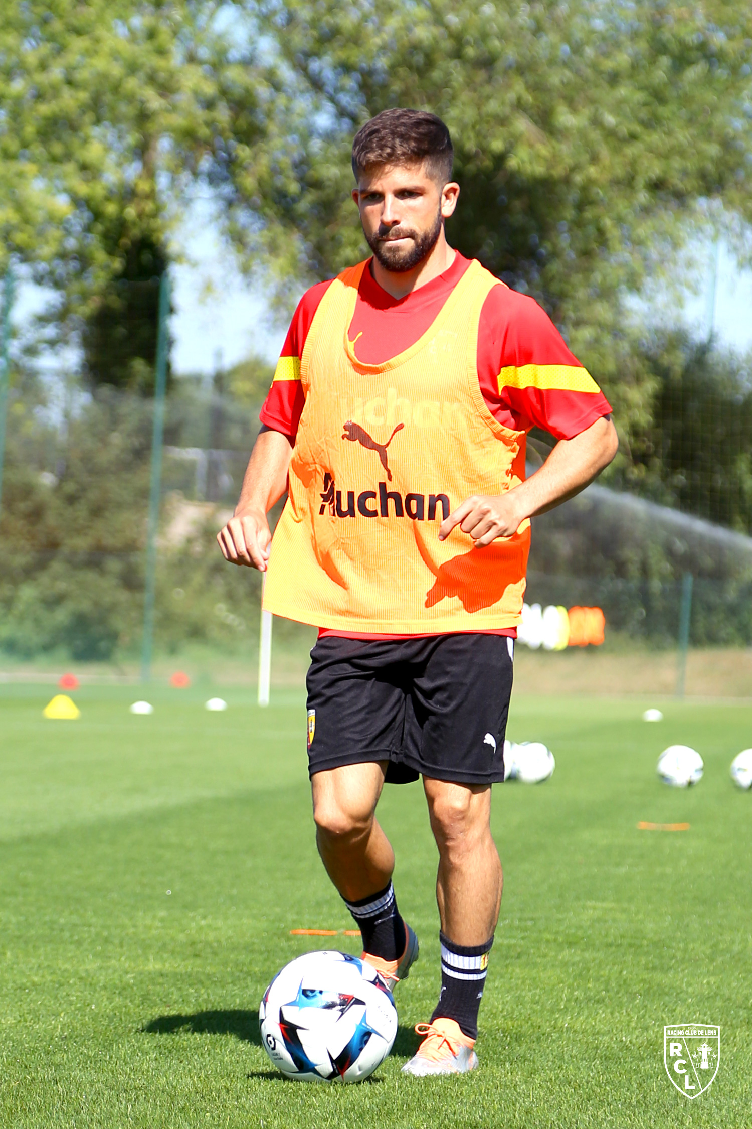 Entraînement RC Lens : Jimmy Cabot Entraînement RC Lens : Jimmy Cabot