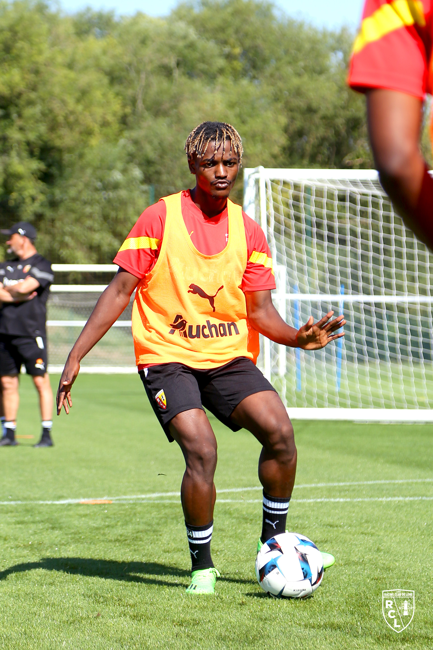 Entraînement RC Lens : Ismaël Boura Entraînement RC Lens : Ismaël Boura