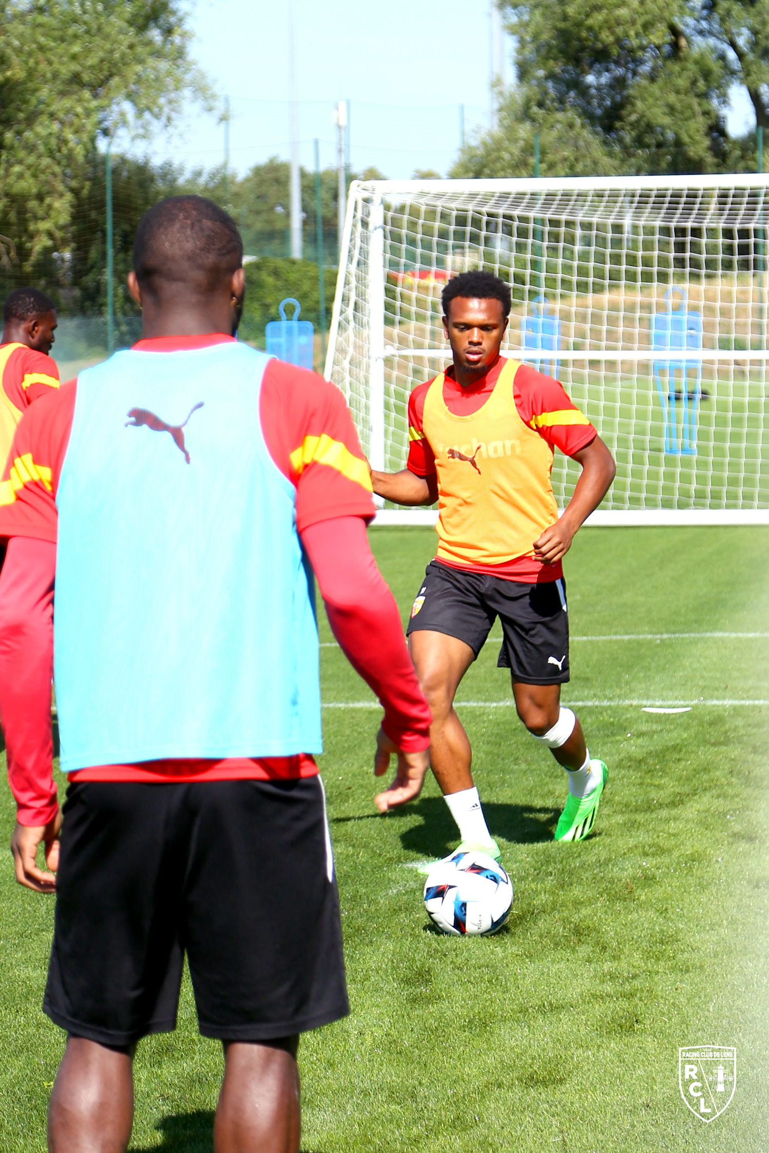 Entraînement RC Lens : Loïs Openda Entraînement RC Lens : Loïs Openda