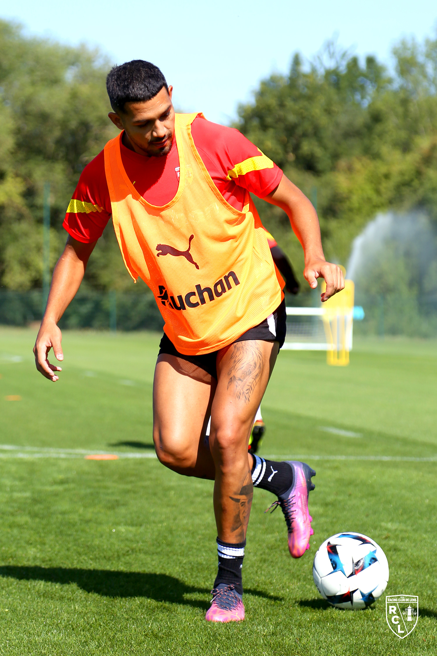Entraînement RC Lens : Facundo Medina Entraînement RC Lens : Facundo Medina