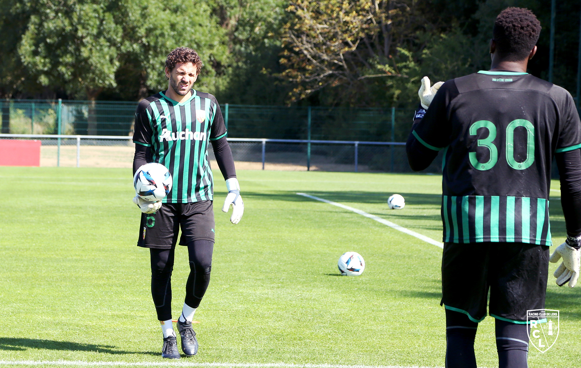 Entraînement RC Lens : Jean-Louis Leca Entraînement RC Lens : Jean-Louis Leca