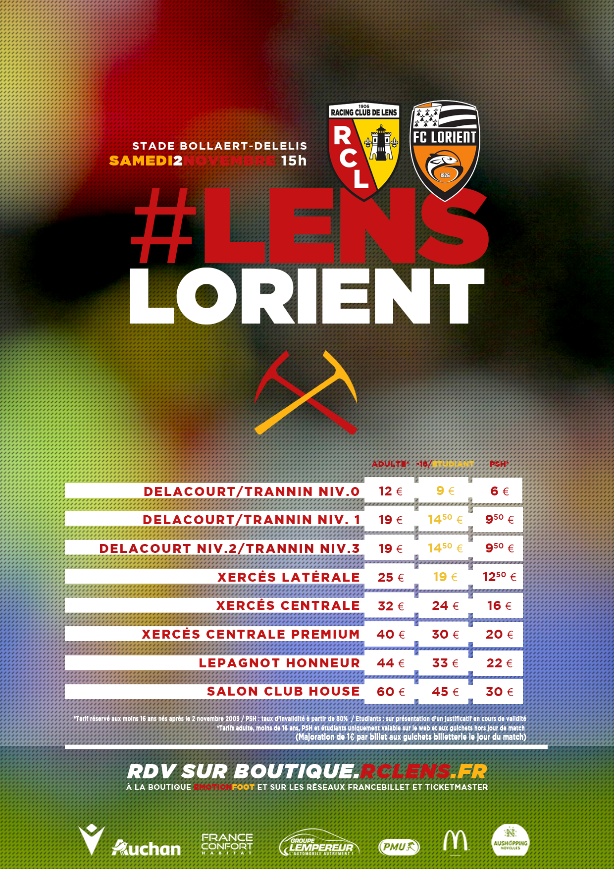 Assistez à Lens - Lorient billetterie tarifs rclens Assistez à Lens - Lorient billetterie tarifs rclens