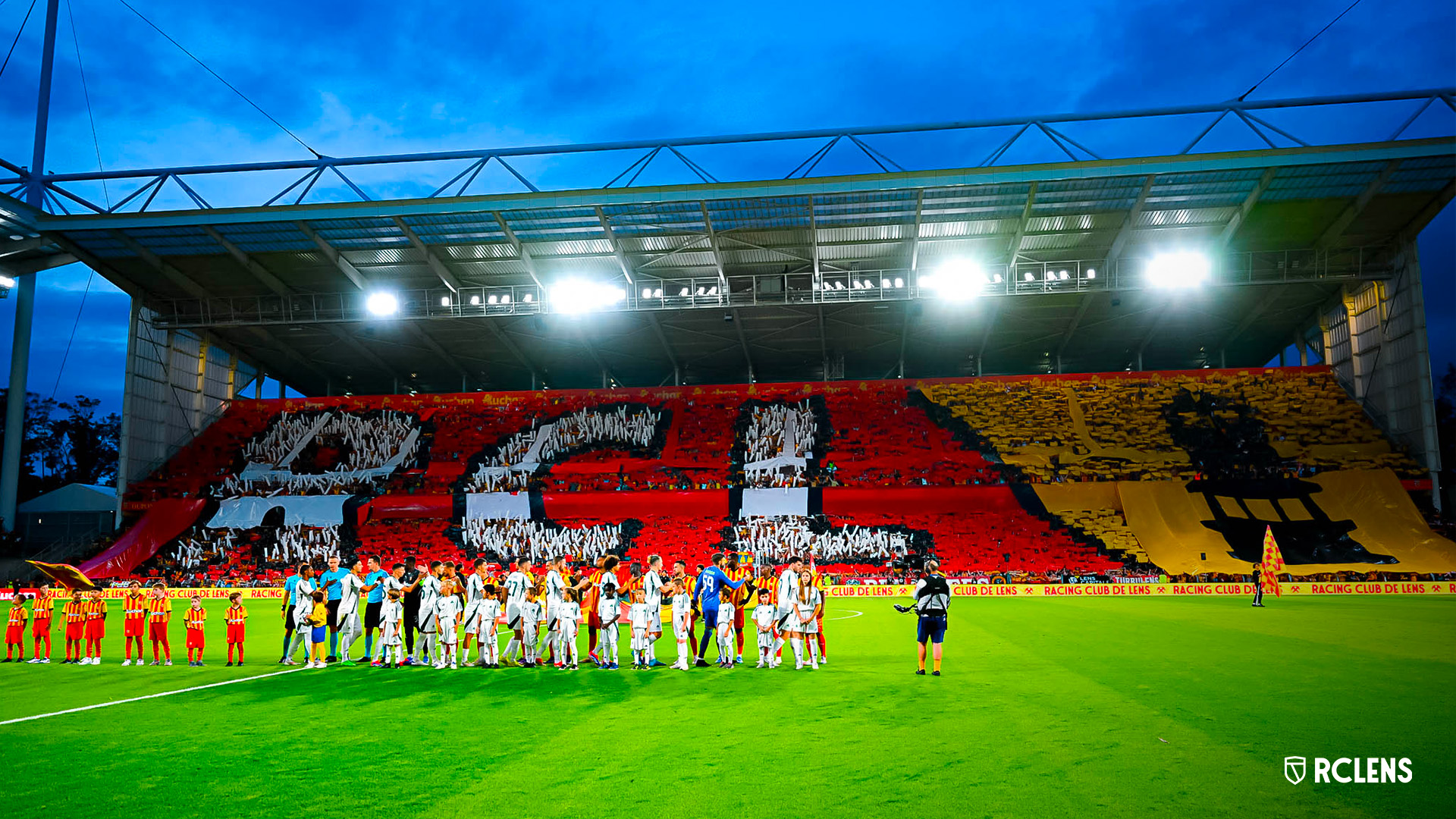 Tifo RC Lens Panathinaïkos Tifo RC Lens Panathinaïkos