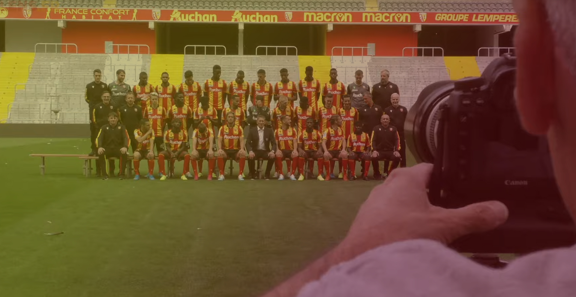 Making-of photo officielle saison 2019/2020 - RC Lens