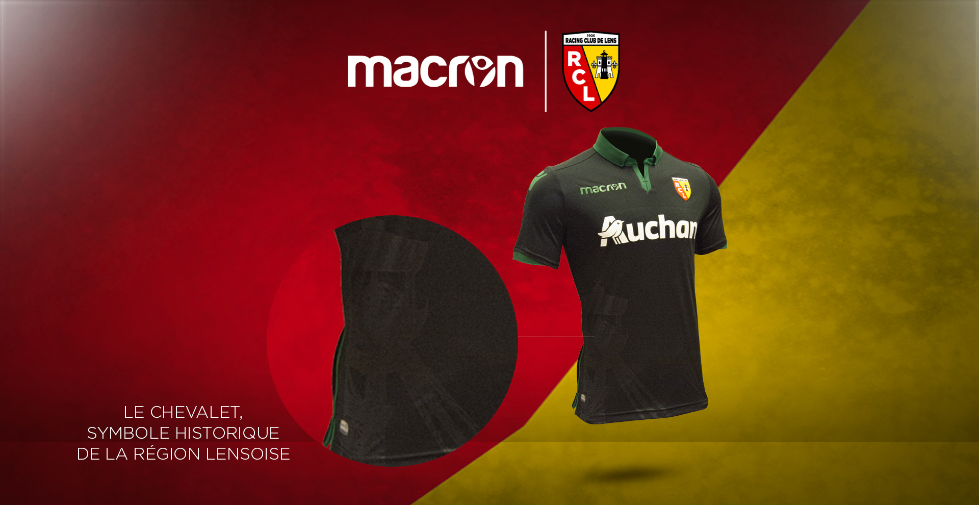 maillot away saison 2018-2019 chevalet